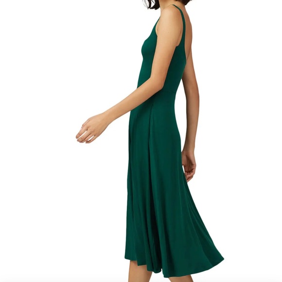 Reformation “Mary” Emerald Spruce Green Midi Dress - Picture 3 of 9